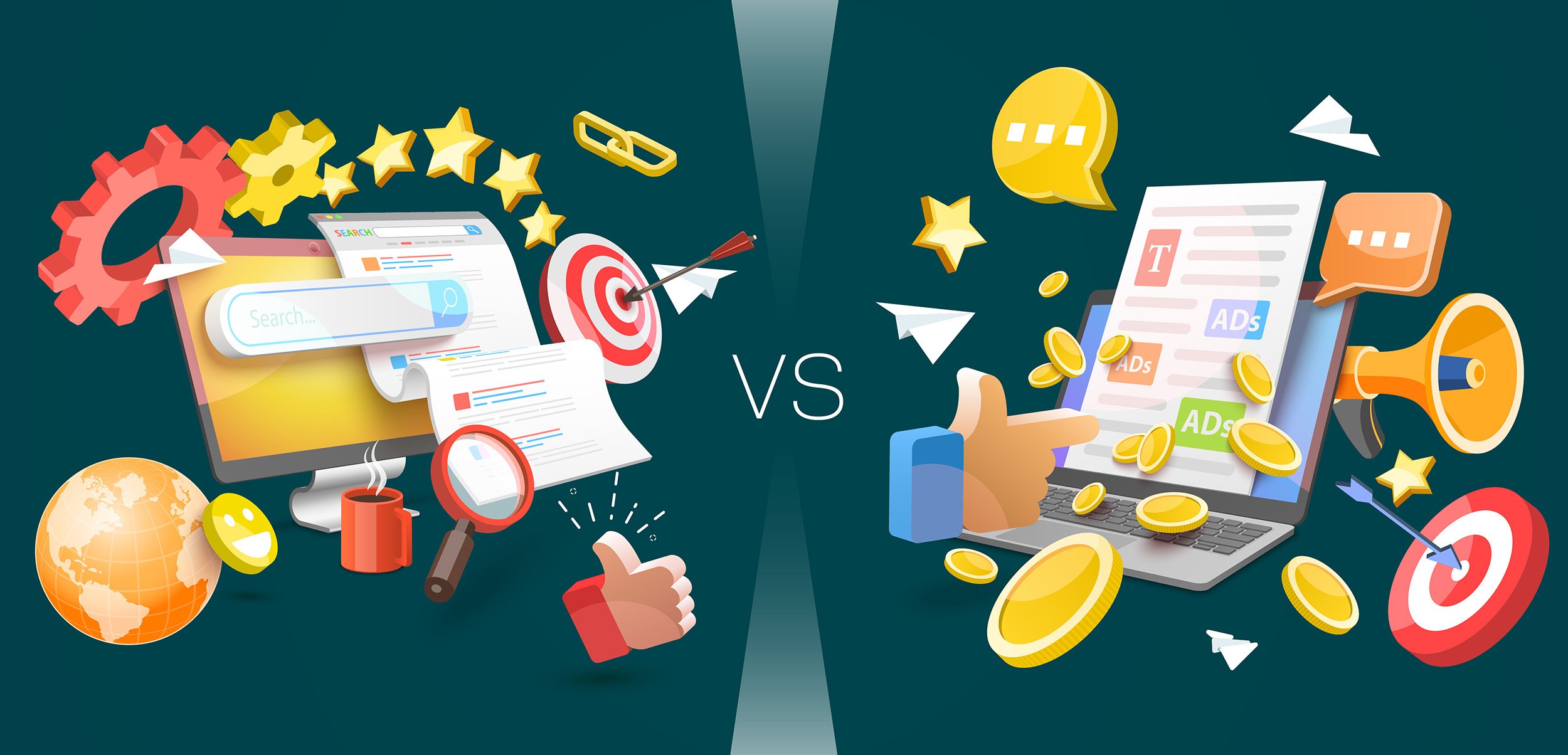 paid and organic search strategy